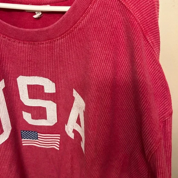 Maurice’s waffle distressed sweatshirt, gently worn very little, sz 3x, runs tru - Picture 3 of 6